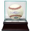 Image 1 : Dontrelle Willis Signed Official Major League Baseball ROY03 W/ Glass Case