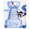 Image 1 : Ryan Mcdonagh Signed Skating Over 2014 Stanley Cup Logo 16X20 Photo