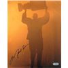 Image 1 : Mark Messier Oilers Retirement Night Entering Through Smoke With Cup 8X10 Photo