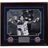 Image 1 : 1986 Mets Multi Signed Knight Hugging Carter 16X20 Photo (19 Sigs) (MLB Auth) Elite Framed