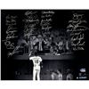 Image 1 : 1986 New York Mets Team Signed Darryl Strawberry Curtain Call B&W 16X20 Photo (28 Signatures)