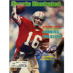 Joe Montana Signed 1/25/1982 Sports Illustrated Magazine