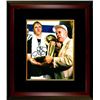 Image 1 : Larry Bird Signed Boston Celtics 8X10 Photo Custom Framed (Trophy With Red Auerbach)