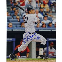 Jesus Montero Autographed Second Career Homerun Vertical 16X20 Photo