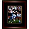 Image 1 : Bo Jackson Signed Oakland Raiders 8X10 Photo Custom Framed (Vertical Black Jersey Running)- Steiner 