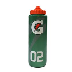 New Jersey Nets Green And Orange Individual Gatorade Water Bottle