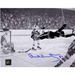 Bobby Orr Boston Bruins Signed Stanley Cup Flying Goal 8X10 Photo: GNR COA