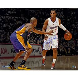 Chris Paul Los Angeles Clippers Vs Kobe Bryant Signed 16X20 Photo