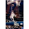 Image 1 : Chris Paul Signed Animated-Style Layup Signed 20X32 Photo W/ Name Overlay