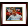 Image 1 : Barry Switzer Signed Oklahoma Sooners 16X20 Color Photo Custom Framed (Close Up)