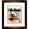 Image 1 : Johnny Podres Signed Brooklyn Dodgers 8X10 Pitching Photo Custom Framed 55 WS MVP (Follow Through- D