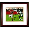 Image 1 : Larry Fitzgerald Signed Arizona Cardinals 8X10 Photo Custom Framed #11 (Horizontal)