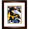 Image 1 : Dick Butkus Signed Illinois Fighting Illini 8X10 Photo Custom Framed (Blue Sig)