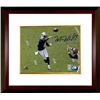 Image 1 : Marcus Mariota Signed Tennessee Titans 8X10 Photo Custom Framed #8 (First Ever NFL TD Pass Vs Tampa)