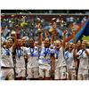 Christie Rampone Signed Team USA 2015 Women's World Cup Final Champions Trophy Celebration 8X10 Phot