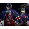 Derick Brassard & Kevin Hayes Dual Signed Celebrating 8X10 Photo