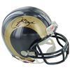 Image 1 : Isaac Bruce Signed St. Louis Rams Replica Mini Helmet- Steiner Hologram