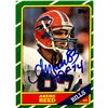 Andre Reed Signed 1986 Topps Rookie Card W/HOF 14 Inscription