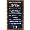 Mariano Rivera Signed 16X32 Mo Subway Sign W/ Dirt Circle