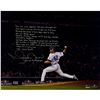 Mariano Rivera Signed 2009 World Series Save 'Story' 16X20 Metallic Photo