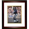 Image 1 : YA Tittle Signed New York Giants Blue Jersey Passing Vertical 8X10 Photo Custom Framed HOF 71