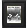 Image 1 : Texas Longhorns Heisman Trophy Winners Signed 16X20 B&W Photo Custom Framed Hook Em Horns W/ Campbel