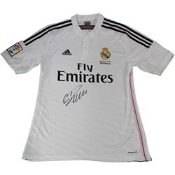 Cristiano Ronaldo Signed Real Madrid Home Jersey W/ Ballon D'or Winner Patch (Icons Auth)