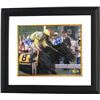 Image 1 : Easy Goer Signed Preakness Stakes At Pimlico Horse Racing 16X20 Photo Custom Framed Pat Day & Pat Va