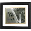 Image 1 : Ron Turcotte Signed 1973 Kentucky Derby Horse Racing 16X20 Photo Vintage B&W Finish Line Custom Fram