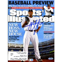 CC Sabathia Signed 4/6/09 Sports Illustrated Magazine ( MLB Auth)