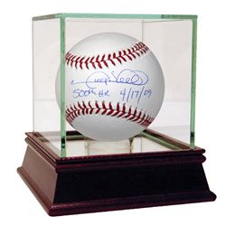 Gary Sheffield Signed  MLB Baseball W/" 500 HR, 4-17-09" Insc (MLB Auth)