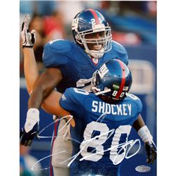 Jeremy Shockey Picking Up Tiki 8X10