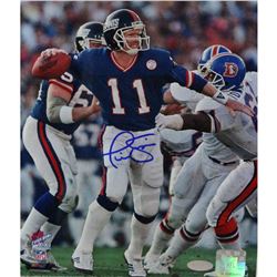 Phil Simms Signed 8X10 Photo Vs Denver Broncos