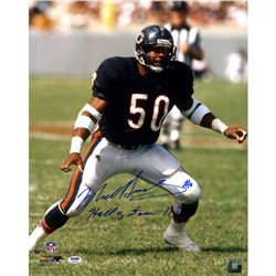 Mike Singletary Signed Chicago Bears 16X20 Photo W/ "HOF98" Insc. (PSA/DNA)