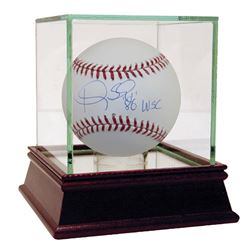 Doug Sisk Signed MLB Baseball W/  86 WSC  Insc