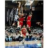 Image 1 : John Starks W/ Cartwright Dunk Vertical 8X10 Photo