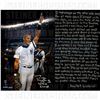 Image 1 : Darryl Strawberry Signed Yankees Uniform 16X20 Story Photo