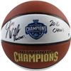 Jay Wright Signed Villanova Wildcats Rawlings White Panel Basketball W/ "2016 Champs, Go Cats" Insc