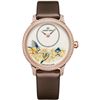 Jaquet Droz  Les Ateliers DArt Petite Heure Minute Enamel Painting  Women Watch