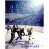 Image 1 : Bobby Hull Signed Blackhawks In Game Action 8X10 Photo W/HOF 1983