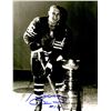 Image 1 : Bobby Hull Signed Chicago Blackhawks On Ice With Stanley Cup 11X14 Photo