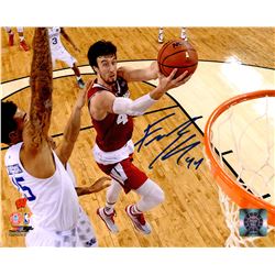 Frank Kaminsky Signed Wisconsin Badgers 2015 Final Four Lay Up Vs Kentucky Action 8X10 Photo