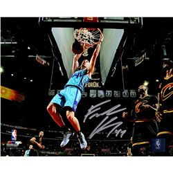 Frank Kaminsky Signed Charlotte Hornets Slam Dunk Action 8X10 Photo