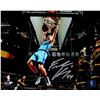 Image 1 : Frank Kaminsky Signed Charlotte Hornets Slam Dunk Action 8X10 Photo