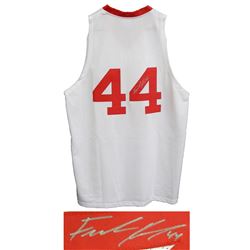 Frank Kaminsky Signed White Custom Basketball Jersey