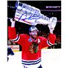 Image 1 : Duncan Keith Signed Chicago Blackhawks 2015 Stanley Cup Trophy 8X10 Photo