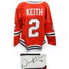 Image 1 : Duncan Keith Signed Red Custom Hockey Jersey