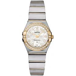 Omega  Constellation Brushed Quartz 24Mm  Women Watch