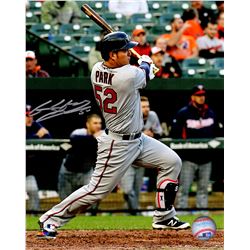 Byung Ho Park Signed Minnesota Twins 1St MLB Base Hit Action 8X10 Photo
