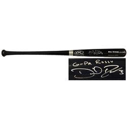 David Ross Signed Rawlings Black Big Stick Baseball Bat W/G-Pa Rossy